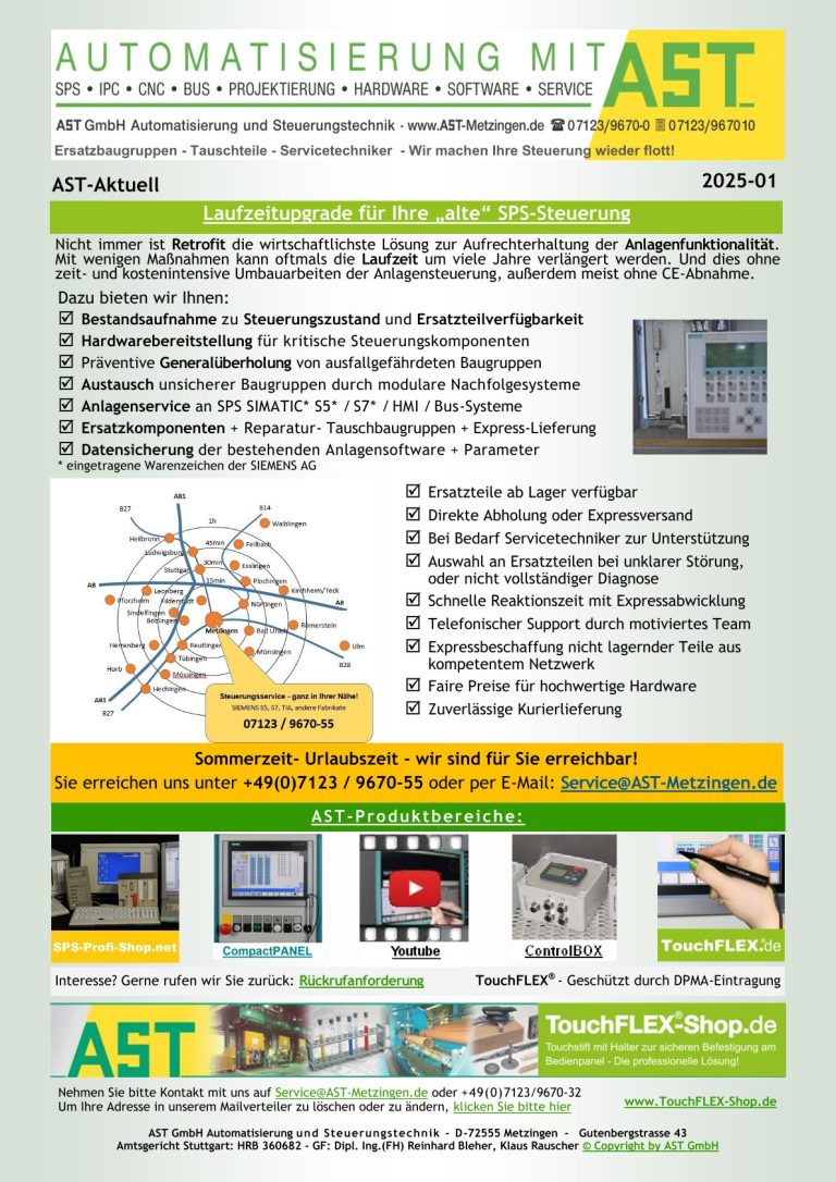 Laufzeitupgrade für Ihre \“alte\“ Steuerung